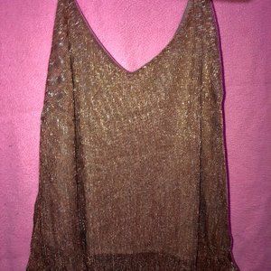 Sparkly and Shiny Pink Tank Top